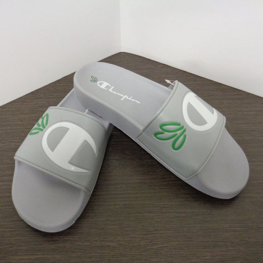 Brand New Mens Champion IPO Carrots Grey Slide Sandals. New w/o box, Size 8. F53